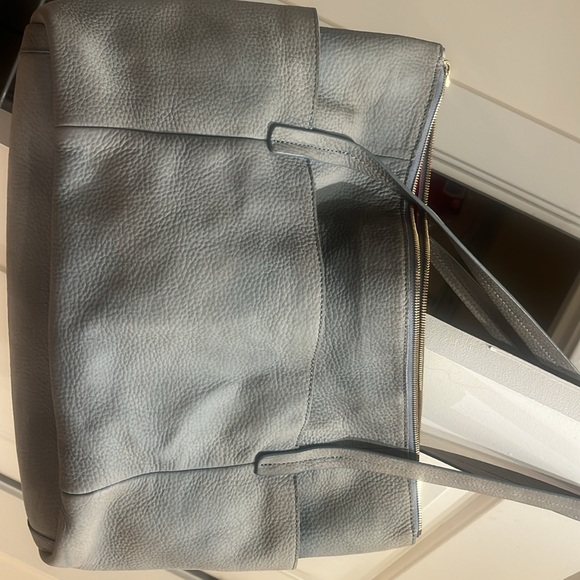 Hammitt Addie Large Tote Bag in Light Baby Blue Nubuck - GUC *see notes* - Picture 6 of 12